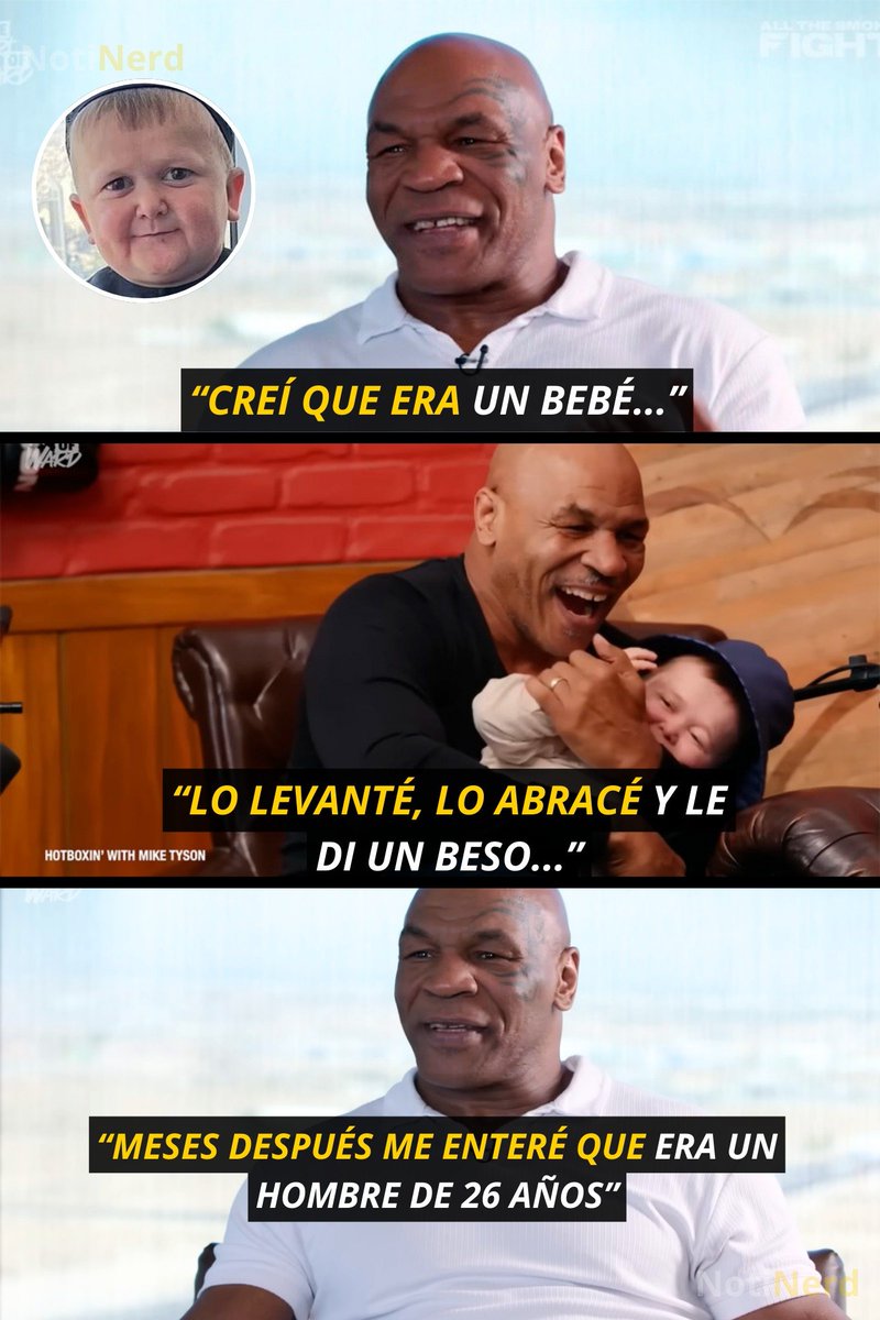 jajajajajaja,  Momento Incómodo que vivió Mike Tyson cuando conoció a Hasbulla 🐶