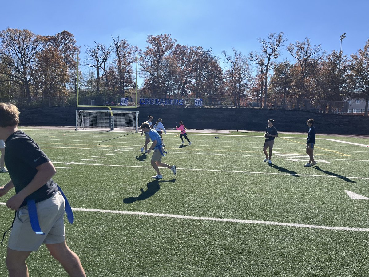 The undefeated Dream Team was taken down by the comebacks DF2!  Double elimination so we play again next Wednesday for the championship! Winner plays the facility on 11/25! 🏈 <a href="/StDominicHS/">St. Dominic High School</a>