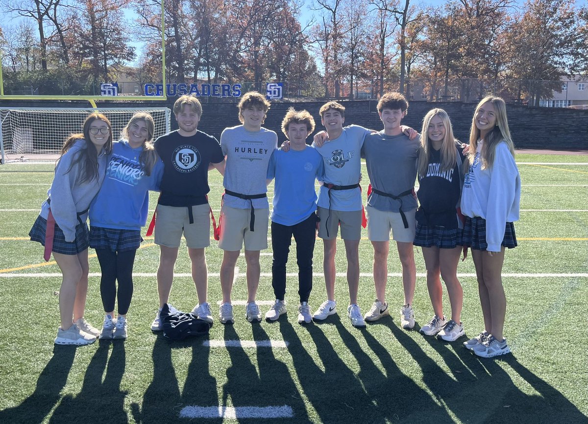 SDHSIntramurals's tweet photo. The undefeated Dream Team was taken down by the comebacks DF2!  Double elimination so we play again next Wednesday for the championship! Winner plays the facility on 11/25! 🏈 @StDominicHS https://t.co/UNJIJgqw6X