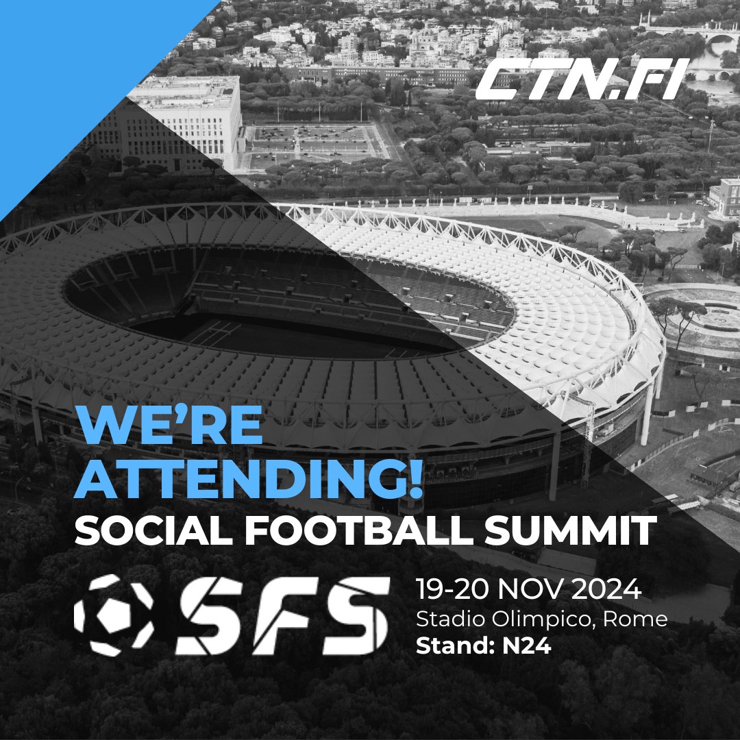 Join us at Social Football Summit in Rome to discover how CTN’s cutting-edge recovery technologies can elevate wellness and performance!