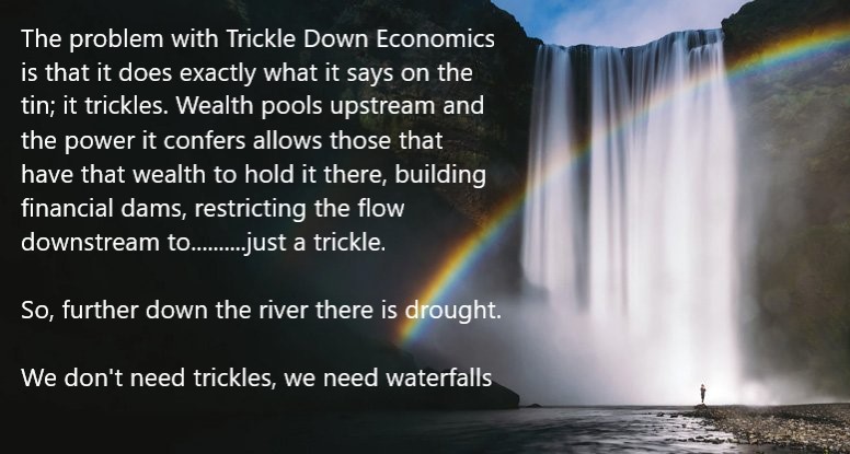 deeceeteeee's tweet photo. @WalshFreedom Exponential economic inequality
We need waterfall economics. https://t.co/rzuw62CvDy