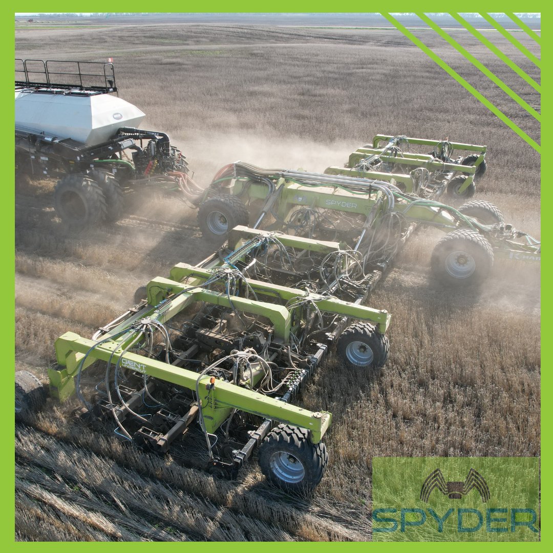 The K-Hart Spyder combines the simplicity of a mechanical paralink with a high tech hydraulic gang system that gives an industry leading 24” of paralink travel while only using 5-8 gph! khartindustries.com