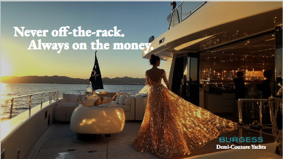 <a href="/IainDev/">Dev Iain</a> Create campaign posters to promote <a href="/burgessyachts/">Burgess</a>’ semi-custom yachts, expressing how they’re not just a purchase but a reflection of the owner’s personality, style and freedom to explore without limits.
<a href="/OneMinuteBriefs/">One Minute Briefs ⏱️</a> #BurgessYachts