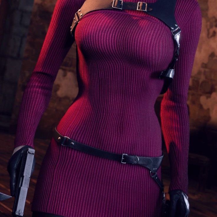 i was not aware Ada’s abs and bellybutton were visible……