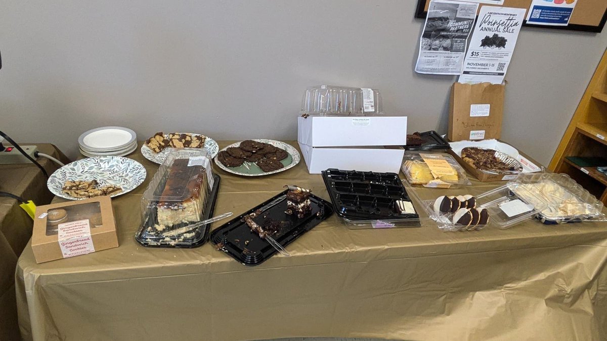 Thank you to our Hebron Valley Elementary family community!  You brought enough food to fill three tables in the lounge. As you can tell from the pictures, the faculty and staff LOVED their tex mex luncheon today. There’s nothing left! 😂💘