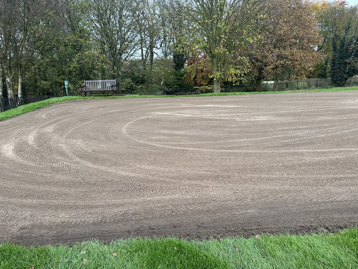 Couple of tees laser levelled today to finish the week off.