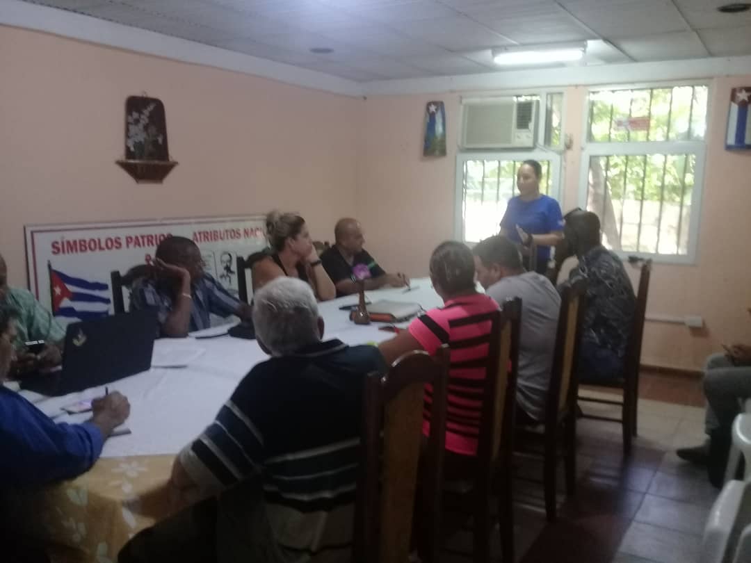 Sobre la #LeyComSocialCuba hablaron #Hoy especialistas de nuestra dirección en la Empresa de Alojamiento Guanima de #Matanzas