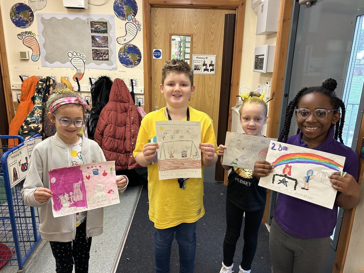 Well Done to these P3 and P4 winners of the poster and suitcase Outright Campaign Challenge 1 🌟