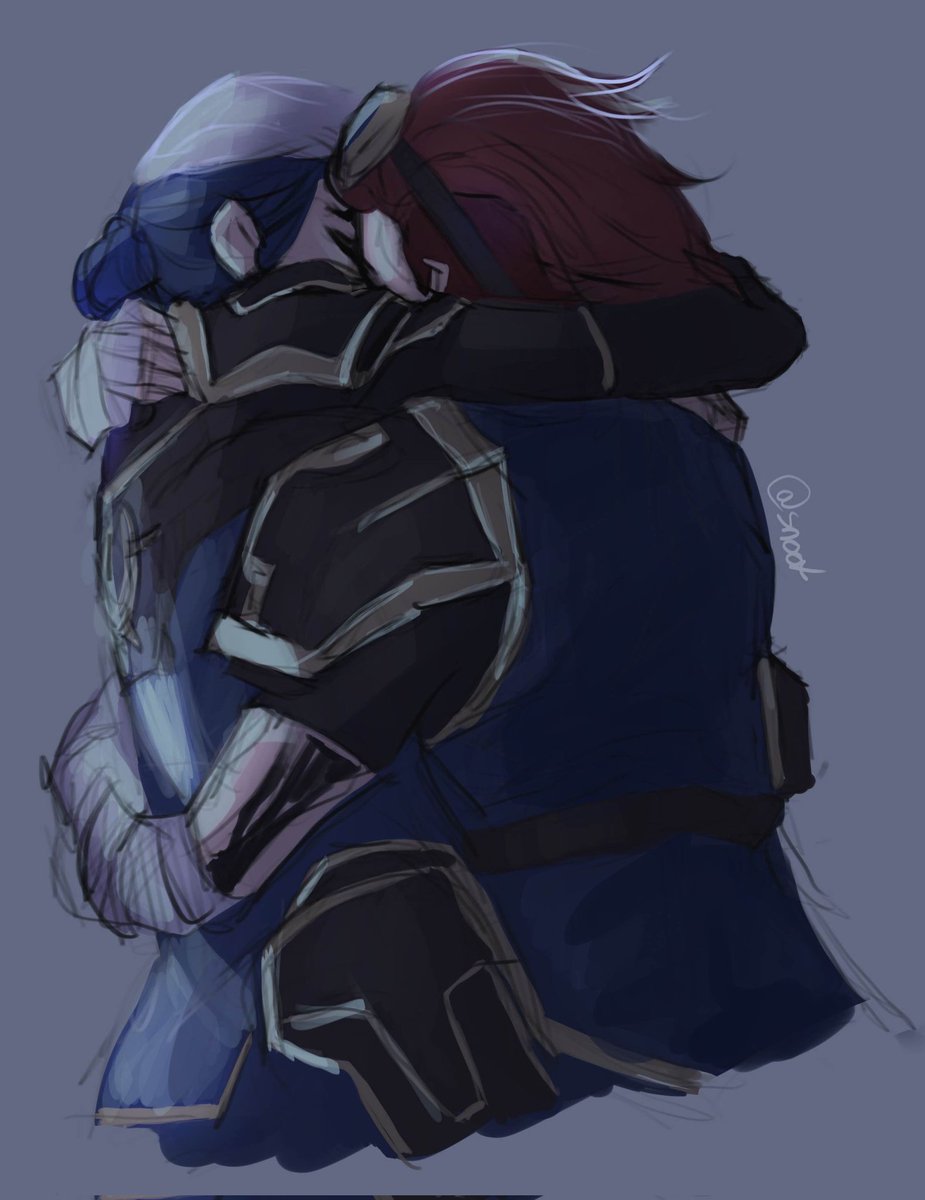 snootka's tweet photo. Colouring is a bit messy, because them lesbians got me giggling and kicking my feet

#caitvi #Arcane #arcanes2 #arcaneseason2spoilers #ArcaneSeason2 #vi #caitlyn https://t.co/egKEcL5bFj