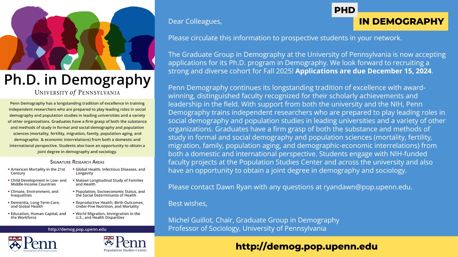 PennPSC on X: &ldquo;Applications DUE December 15, 2024! The Graduate 