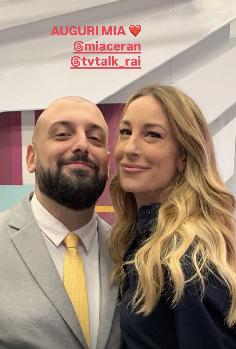 NicholasVita990's tweet photo. AUGURI MIA ❤️ @miaceran @TvTalk_Rai #tvtalk #mia #ceran #miaceran https://t.co/6JtaGoiiOi