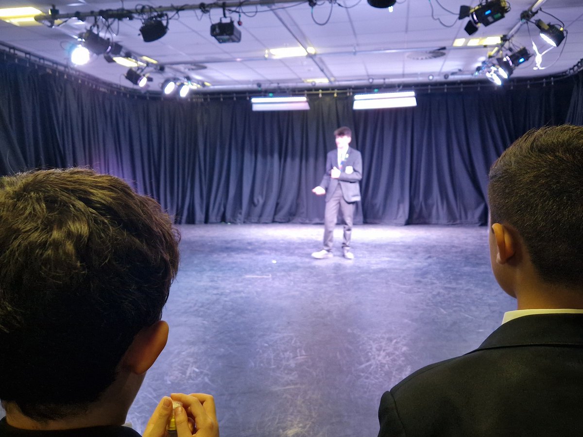 Round 1 of our <a href="/theESU/">The English-Speaking Union</a> #performingshakespeare competition got underway at lunchtime today. Some very powerful performances by <a href="/StAmbroseColl/">St Ambrose College</a> students. Looking forward to seeing the remaining entries on Monday 👍
