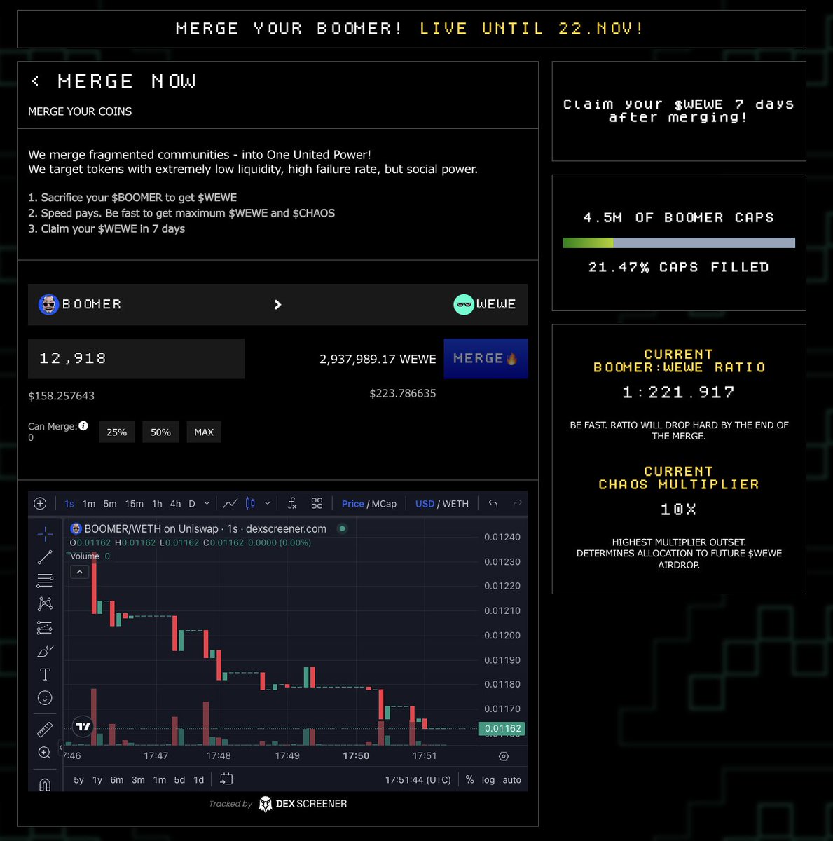 It's highly effective

Check the chain