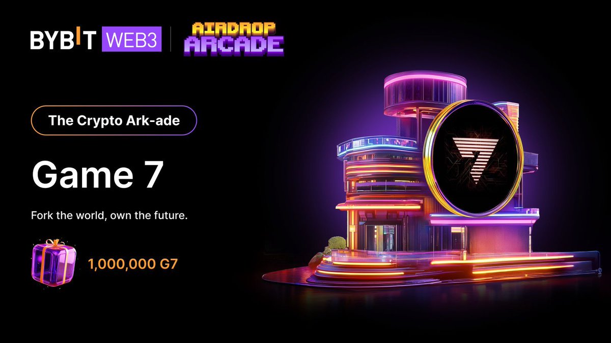 Game7 DAO (@g7_dao) on Twitter photo Our special quest with <a href="/Bybit_Web3/">Bybit Web3</a> is officially live! 🔮
Complete tasks to win from a 1,000,000 $G7 token prize pool 🤝
Visit the official Bybit website to start: bybit.com/en/web3/airdro… Our special quest with <a href="/Bybit_Web3/">Bybit Web3</a> is officially live! 🔮
Complete tasks to win from a 1,000,000 $G7 token prize pool 🤝
Visit the official Bybit website to start: bybit.com/en/web3/airdro…
