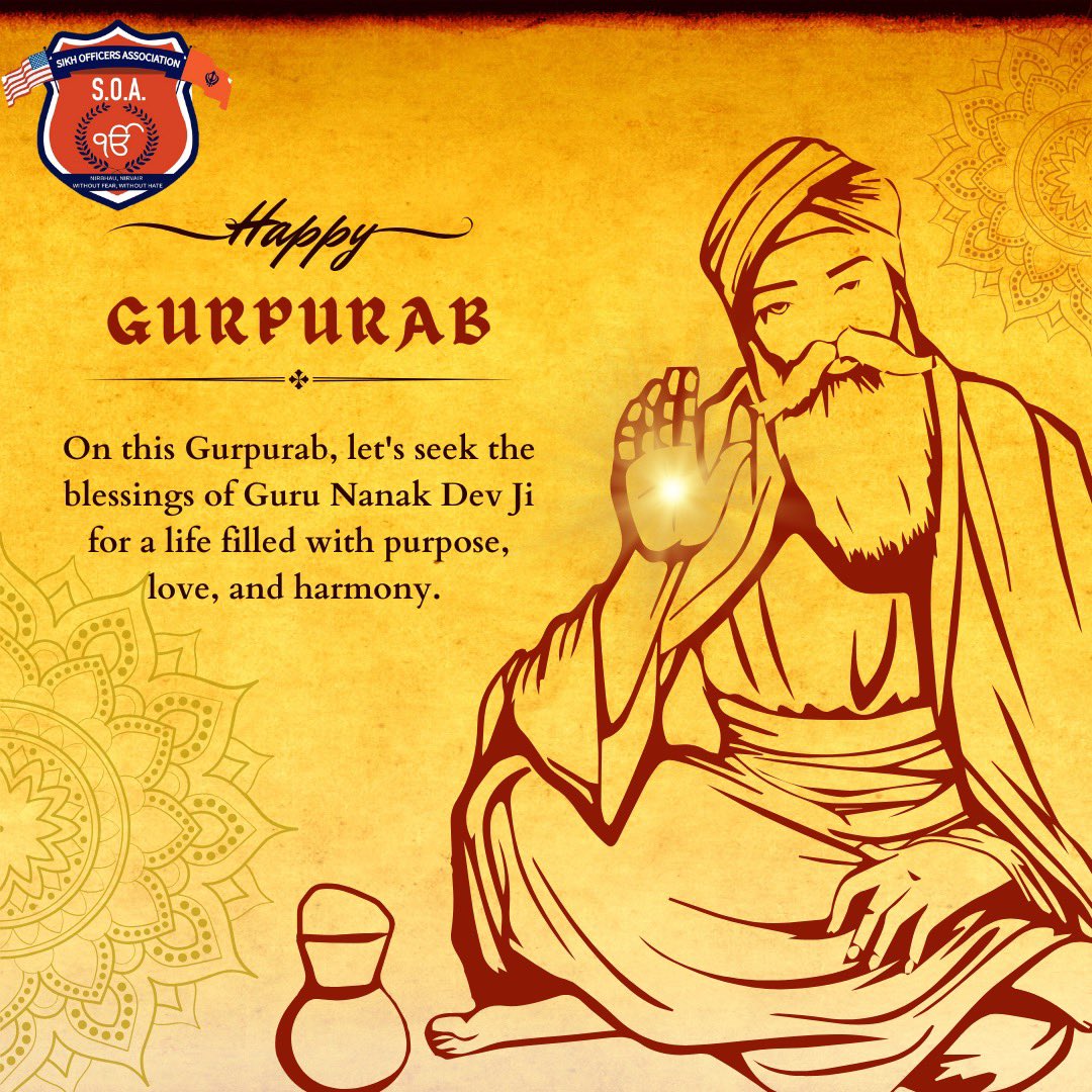 Today, Sikhs around the world are celebrating the birth of Guru Nanak Dev Ji, the founder of Sikhism and the first Guru. Guru Nanak Dev Ji taught us the principles of Naam Japna (meditation on God’s name), Kirat Karni (honest living), and Vand Chakna (sharing with others). One of