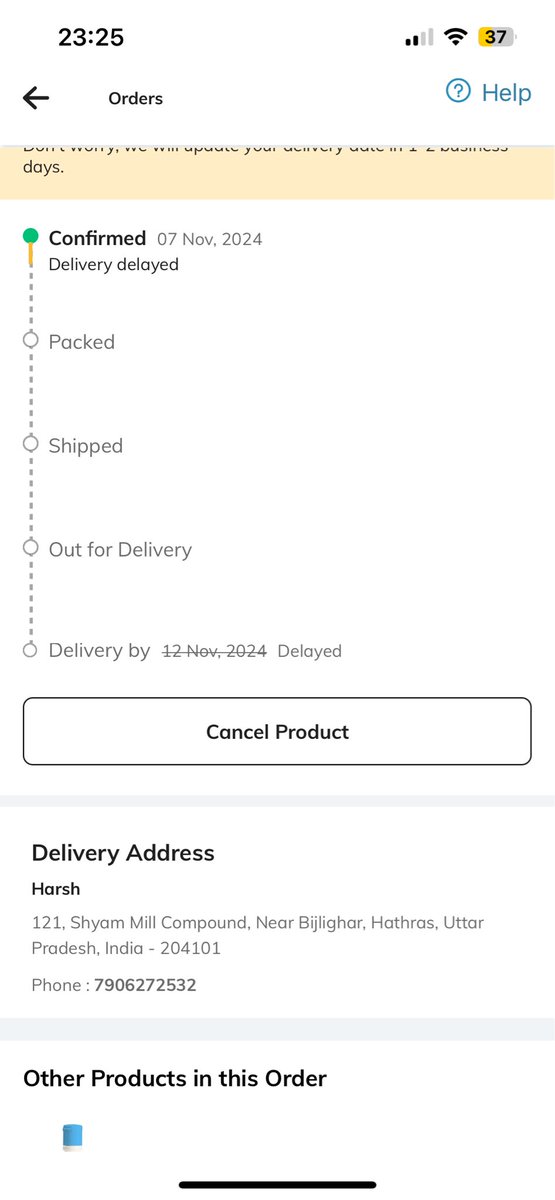 harshchandel18's tweet photo. Order a hoodie from @AJIOLife got it delivered 2 days ago want to return it but can't do anything about it🤷 @AjioCares https://t.co/tdRTHfWPPB