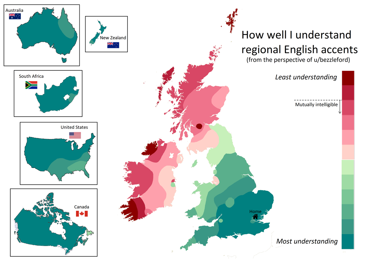 BrilliantMaps's tweet photo. How Easy Regional English Accents Are To Understand As A Londoner

Do you think it's accurate for where you live?

https://t.co/vvgbLbYiLG https://t.co/HUspDnV4t3