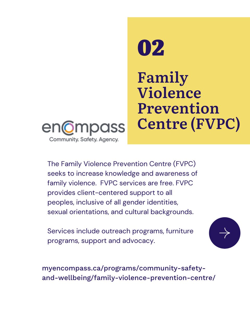 ECLCLaw's tweet photo. Did you know about these 3 organizations in the community that help support those experiencing family violence? They have a variety of free (or low cost) programs and services: 

💡@TodayFV
💡@myencompass_yeg - Family Violence Prevention Centre (FVPC) 
💡@SAIFSociety

#FVPM https://t.co/10EqM2xhyU