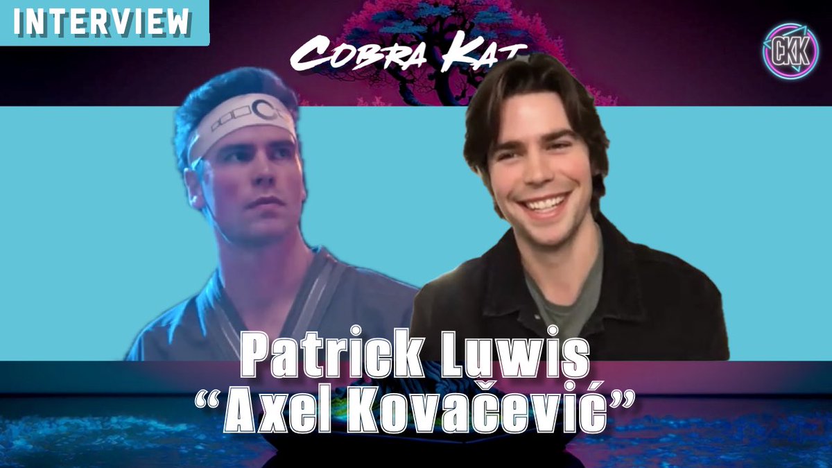 NEW episode! My first interview from Part 2 is Patrick Luwis who plays “Axel Kovačević”! Patrick shares his journey on booking Axel on #CobraKai, some insight into your favorite moments, the Iron Dragons gi, and more! 

📺 youtu.be/unXN6LZpXpc
🎧 bit.ly/3ZaTM5n