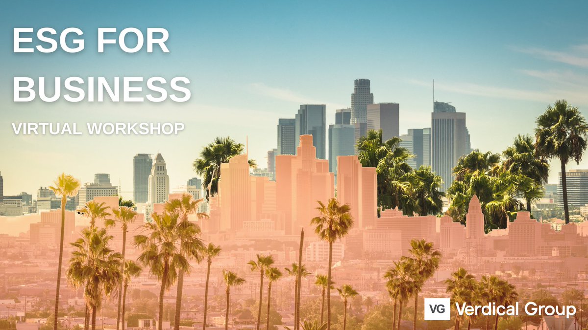 ESG has quickly become a hot topic in the market, but what does it mean to your business?

Join us for a FREE 2-hour workshop on 12/4 to learn more.

Register here: sce.ungerboeck.com/prod/emc00/Eve…