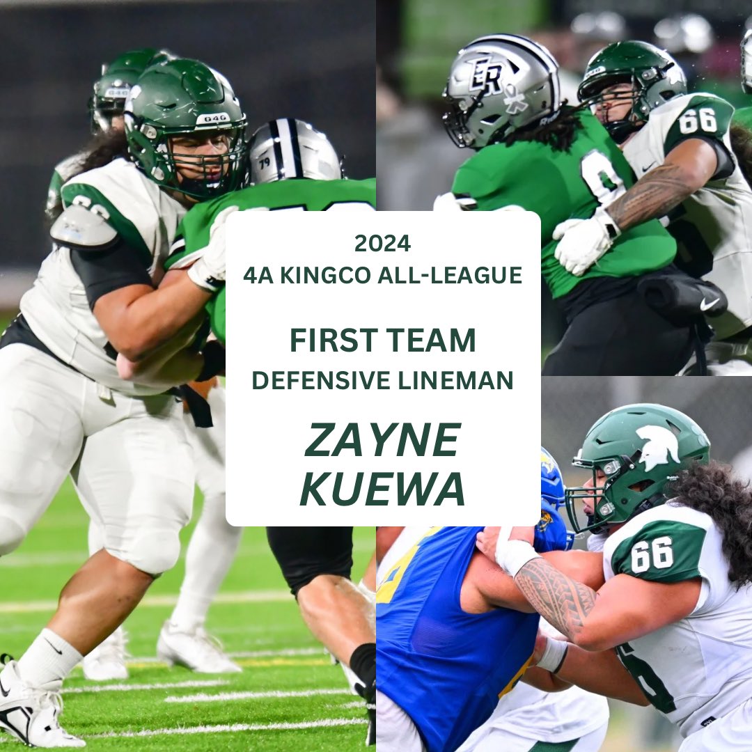 Very blessed to receive All-KingoCo DL. Thank you coaches, and former teammates that contributed to my success.
