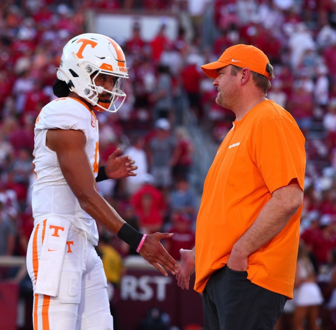 Tomorrow we play arguably the biggest game in the last 20 years of Tennessee football 

Let’s make history