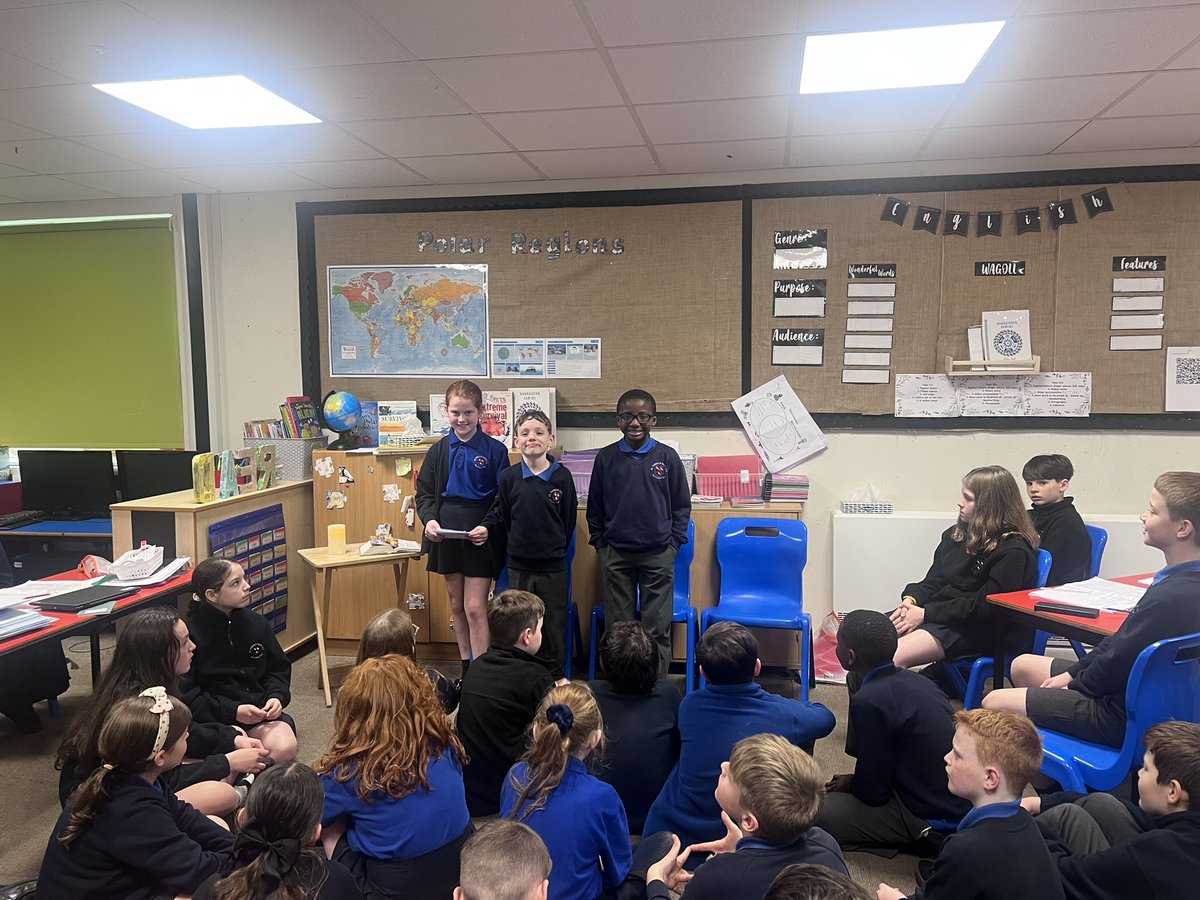 This afternoon we had a lovely visit from some Year 3/4 children who lead our class worship. The children throughly enjoyed having the younger children in and had a lovely, thoughtful &amp; respectful worship about how we can all share our love with Jesus and those around us. #STMRE