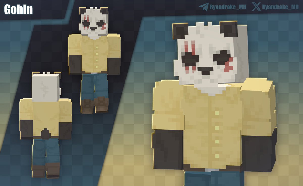 Gohin - Beastars

Download: 
ko-fi.com/s/93d526d2e1

Order your own:  
ko-fi.com/c/45da7213da

Supported by @/Gouhin_Dad. Your retweets mean a lot to me. Thank you!

#minecraft #minecraftskin #furry #furryfandom #furryart #furryskins #anime #manga #beastarslegoshi