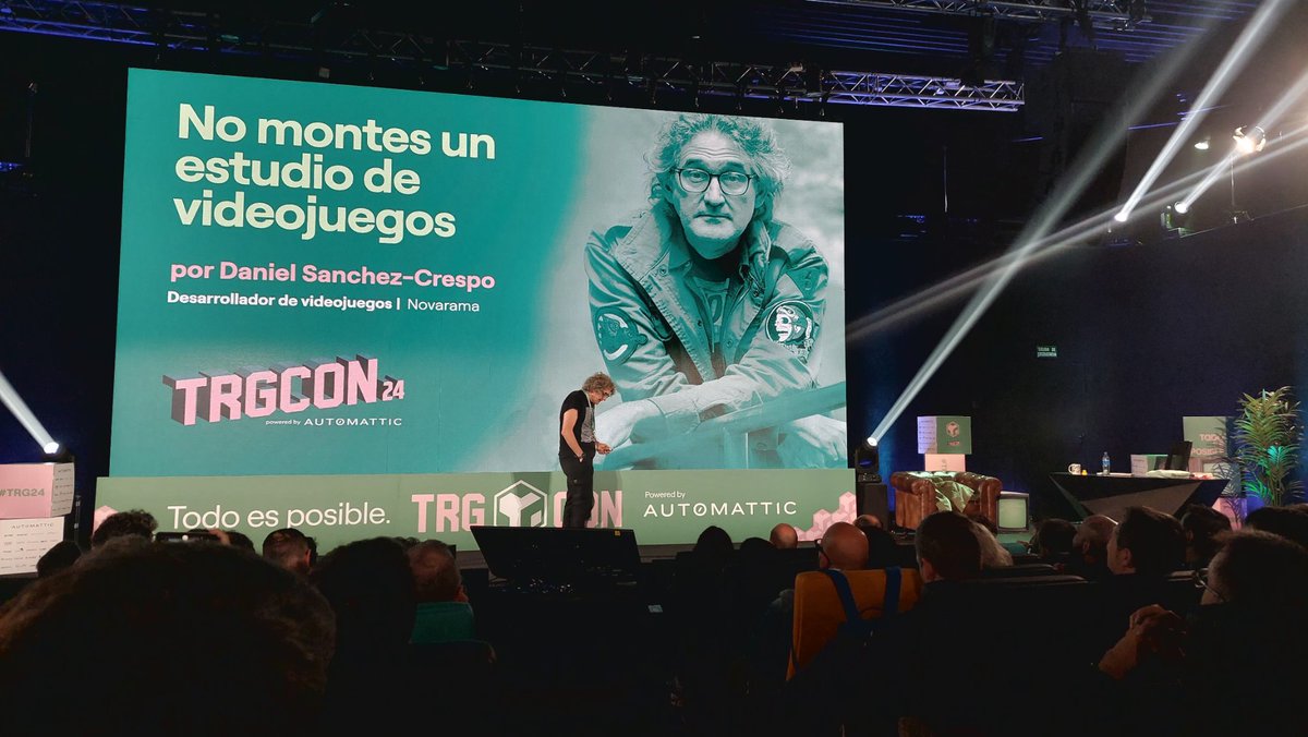 srodriguezi85's tweet photo. Vaya pedazo de charla @DaniNovarama #TRG24 https://t.co/F2l6jWII8N