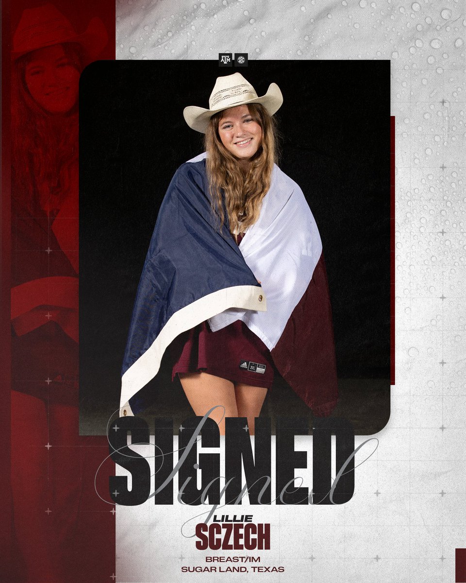 Welcome to Aggieland, Lillie!👍✍️

#GigEm
