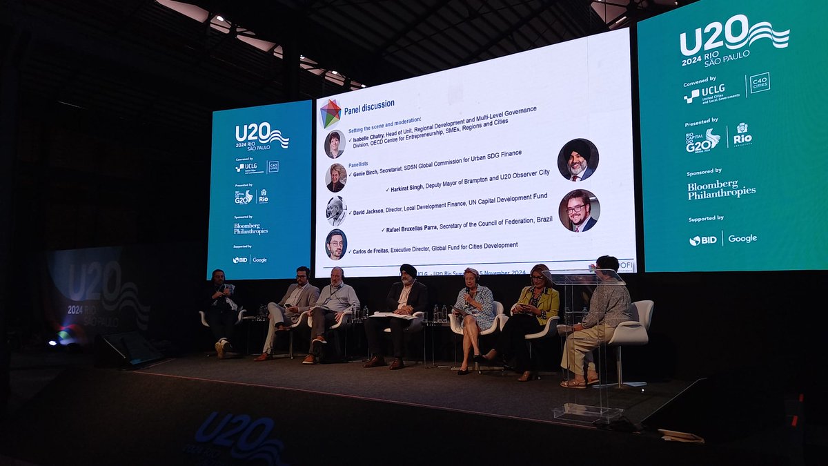 uclg_org's tweet photo. 🌏 #Listen2Cities #U20 addresses how to reshape the Global Financial Architecture w/ local governments!
@uclg_org & @OECD are diving deep into the outreach & impact of the data of the World Observatory on Subnational Government Finance & Investment (WOFI). #LocalFinance @UNCDF https://t.co/csQUx49jgh