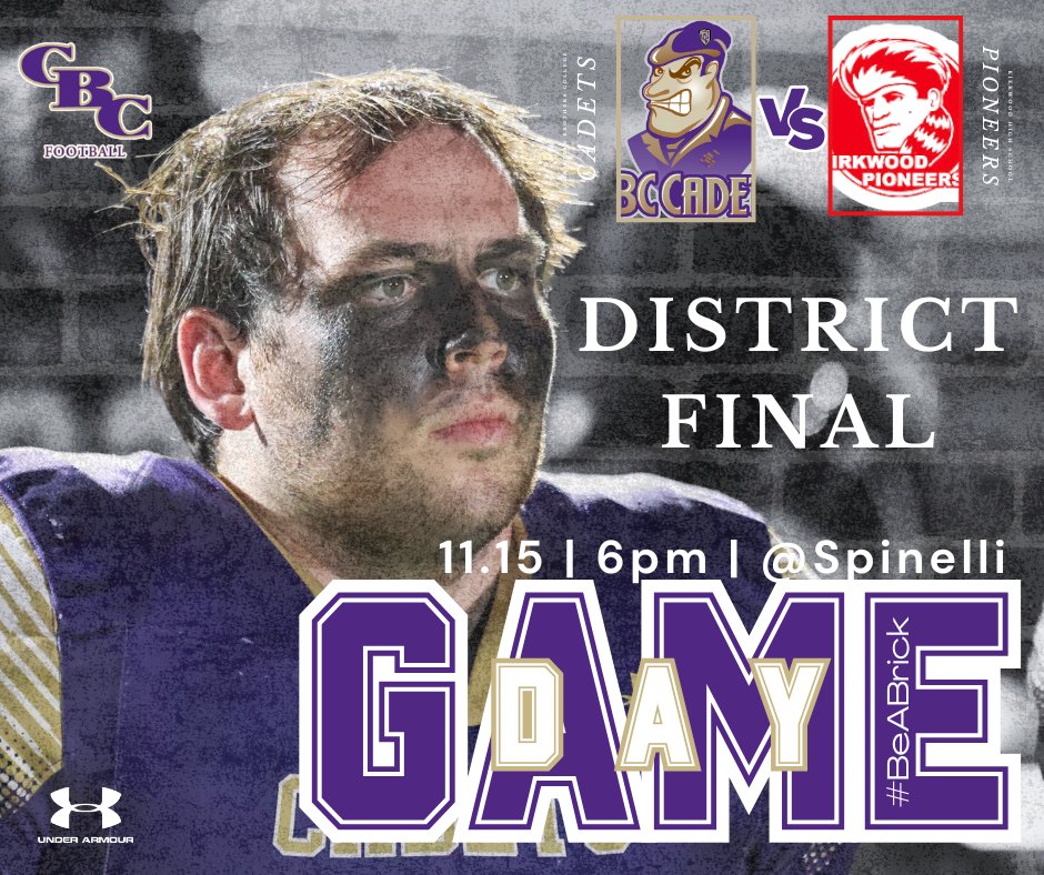 CBC Varsity Football vs Kirkwood at 6pm on CSN on MSHSAA  Pay per view
mshsaa.tv/?B=1558432