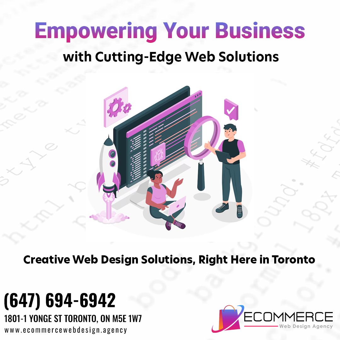 ecomtoronto's tweet image. Empowering Your Business with Cutting-Edge Web Solutions!

Contact us Today!
📞(647) 694-6942
✉️info@ecommercewebdesign.agency
🌐ecommercewebdesign.agency

#WebDesign #TorontoBusiness #CreativeWebSolutions #EmpowerYourBusiness #WebDevelopment #SEO #DigitalTransformation