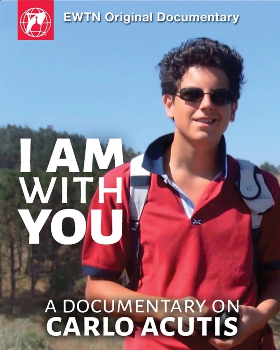 EWTN's tweet photo. Blessed Carlo Acutis is a Millennial on the path to sainthood!

Filmed on location in Italy, this EWTN original documentary features interviews with family, friends and others who knew him.

Watch "I am With You: A Documentary on Carlo Acutis" NOW - https://t.co/GdpofqHFAL https://t.co/LNaTQIFNnK