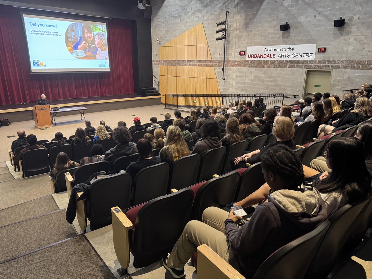 CDSBEO's tweet photo. Yesterday, CDSBEO students gathered in Kemptville for the #SHSM Health &amp; Wellness Fair, earning certifications in a variety of areas. Thanks to CESBA for an inspiring presentation on health &amp; wellness careers! Learn more: https://t.co/2KBePHh6Fj
#CDSBEOLearning #IBelongHereCDSBEO https://t.co/U1ycjbxFEb