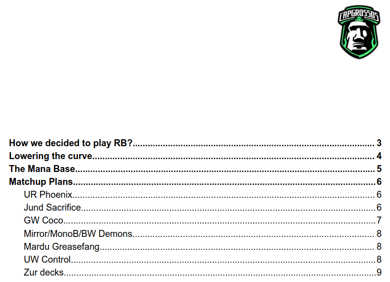 After a successful RC we are releasing our extended deck guide for free! 🗿🗿
Just follow us, retweet this and DM asking for it.
Ready to win in Pioneer with Br Demons?