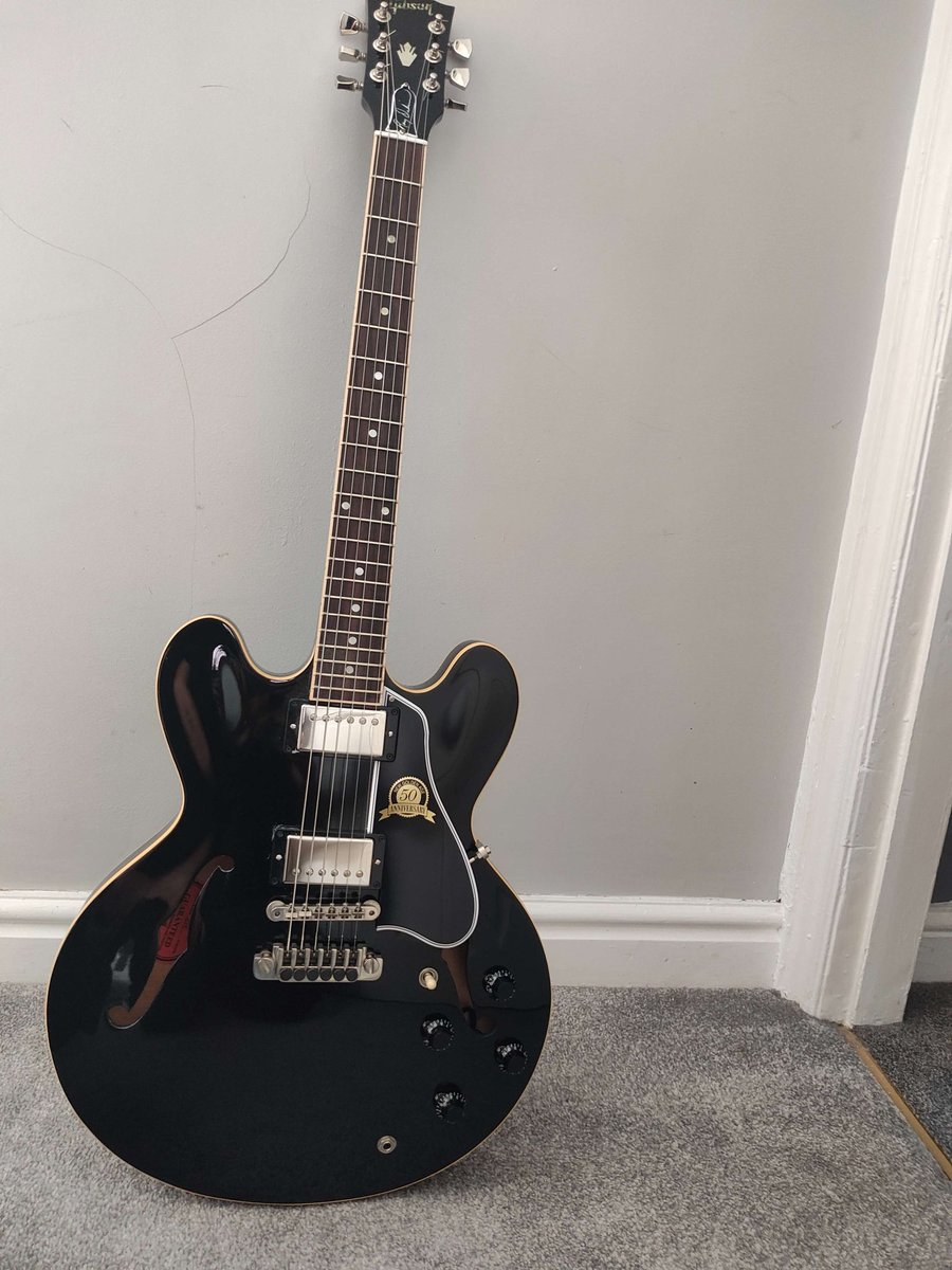 steve09's tweet photo. @DrGuitar My Gibson 335 Roy Orbison signature custom shop https://t.co/obFEZj0Vkv