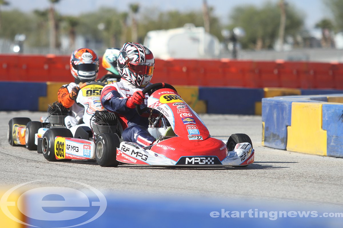 #EKNatSKUSA #SuperNats27
KA100 Senior BvsC
1. Race Liberante +0.159
2. Joe Turney
3. Alan Isambard
4. Oliver Calvo
5. Nicholas Terlecki
6. Jose Carlos Hernandez
7. Josh Campbell
8. Collin Lloyd
9. Christian Miles
10. Donovan Bonilla
#SKUSASuperNationals #karting