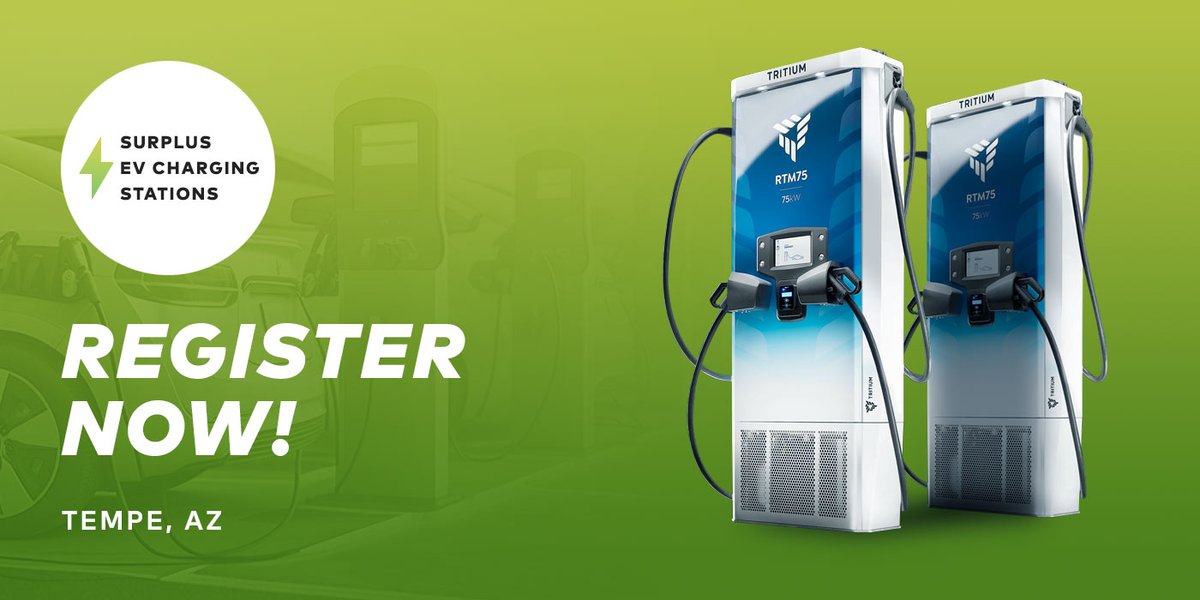 svd360's tweet photo. AUCTION ALERT: Surplus EV Charging Stations from Charging Services Provider Global Online Auction December. 3–5: Featuring Dozens of New EV Charging Stations from Tritium, Zerova, ABB Terra, and Tellus!  
Auction Catalog / Register to Bid:  https://t.co/7ApvShTULU

#Auction #ElectricVehicle #chargers #electric #Arizona  #Automotive #vehicles #CleanEnergy