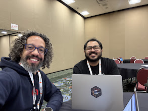 Abdel SGHIOUAR (@boredabdel) on Twitter photo Putting the final touches on our session at #KubeConNA ๐
Join us in room 255B at 11:55AM for an introduction to distributed computing with #Ray on #Kubernetes with <a href="/moficodes/">Mofi Rahman</a> ๐๐
#GoogleCloud #DevRel #Ray #KubeRay Putting the final touches on our session at #KubeConNA ๐
Join us in room 255B at 11:55AM for an introduction to distributed computing with #Ray on #Kubernetes with <a href="/moficodes/">Mofi Rahman</a> ๐๐
#GoogleCloud #DevRel #Ray #KubeRay