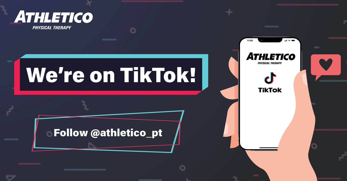 mandiroe's tweet photo. Did you know Athletico has a TikTok? 📱 Check it out! Loving that all our short-form videos are in one spot—easy to share and fun to watch! https://t.co/2IEU3UF9Tj https://t.co/h1cUe3nsYW