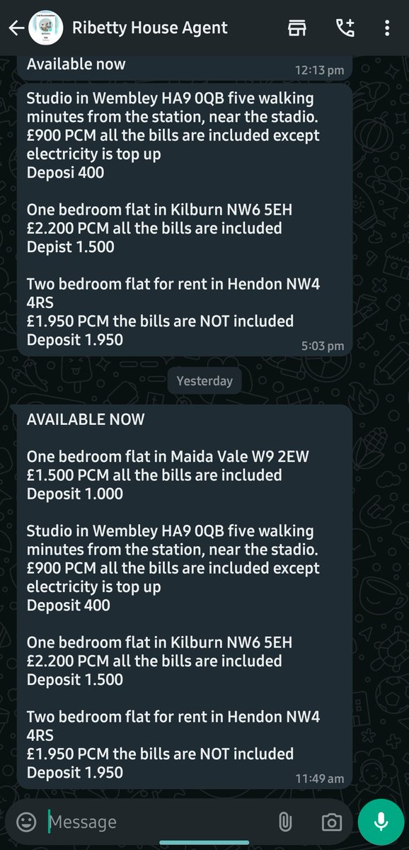 walex313's tweet photo. @Victor_Kbox @henrie089 @instablog9ja Dey play. 
These prices are per week.
Then you factor in council tax, gas, electricity, and broadband which comes every month. https://t.co/P6g4OYRnj4