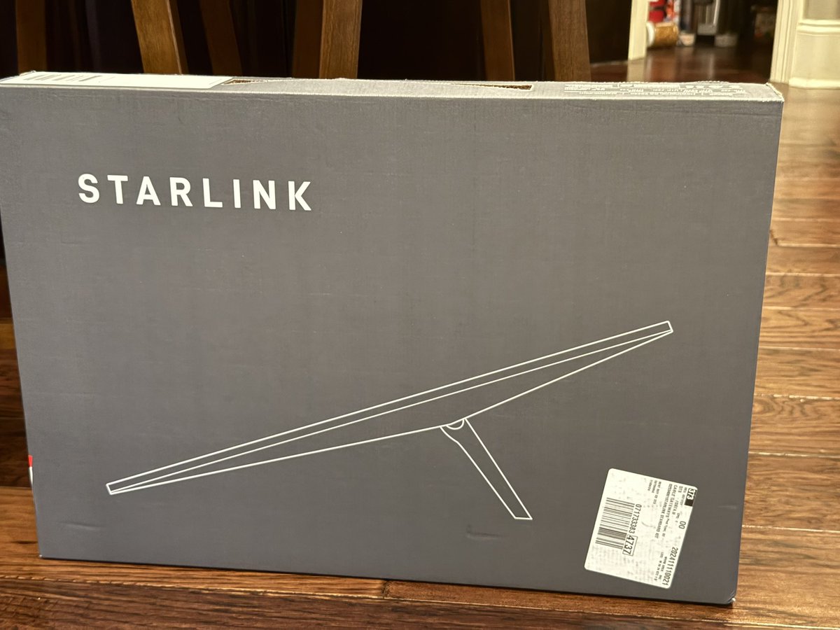 sid_win's tweet photo. @ATT been down two days due to fiber issues. Went to @BestBuy got myself @Starlink got up in 30min. Hardest part was trying to get a 50gb roam plan. @elonmusk would be nice if that was an option during activate. I had to get the unlimited plan first then change. https://t.co/6SnzJKPNm5