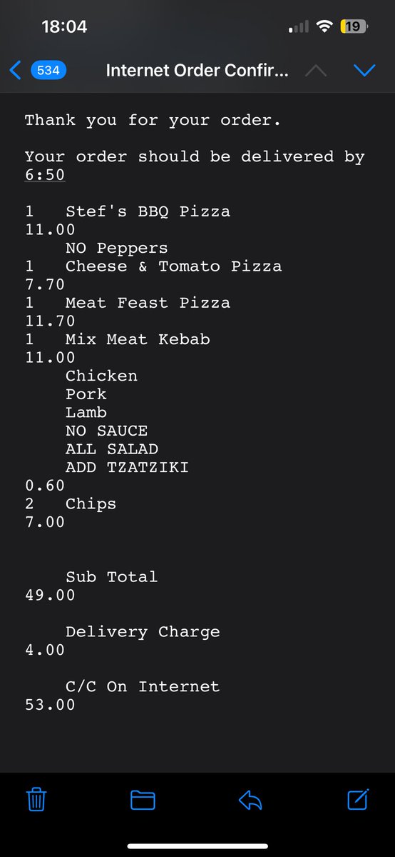 TradeflowUK's tweet photo. @UberEats ubereats telling us we’ve saved nearly £7, when we actually saved another fiver by ordering direct.
Maybe it’s time to highlight the hidden charges consumers pay @MartinSLewis https://t.co/TGmBv26gEw