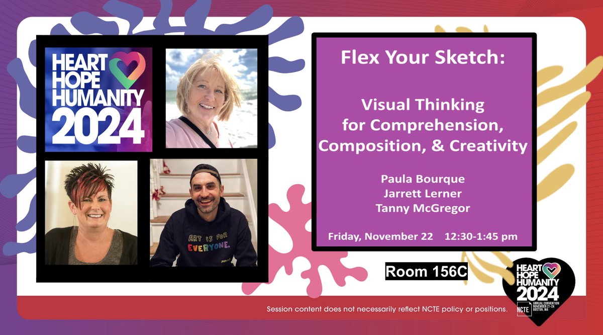 Tanny McGregor (@tannymcg) on Twitter photo Headed to #NCTE24? Join <a href="/LitCoachLady/">🅟🅐🅤🅛🅐 🅑🅞🅤🅡🅠🅤🅔📚✍️</a>, <a href="/Jarrett_Lerner/">Jarrett Lerner</a>, and me on Friday & flex your sketch! Headed to #NCTE24? Join <a href="/LitCoachLady/">🅟🅐🅤🅛🅐 🅑🅞🅤🅡🅠🅤🅔📚✍️</a>, <a href="/Jarrett_Lerner/">Jarrett Lerner</a>, and me on Friday & flex your sketch!
