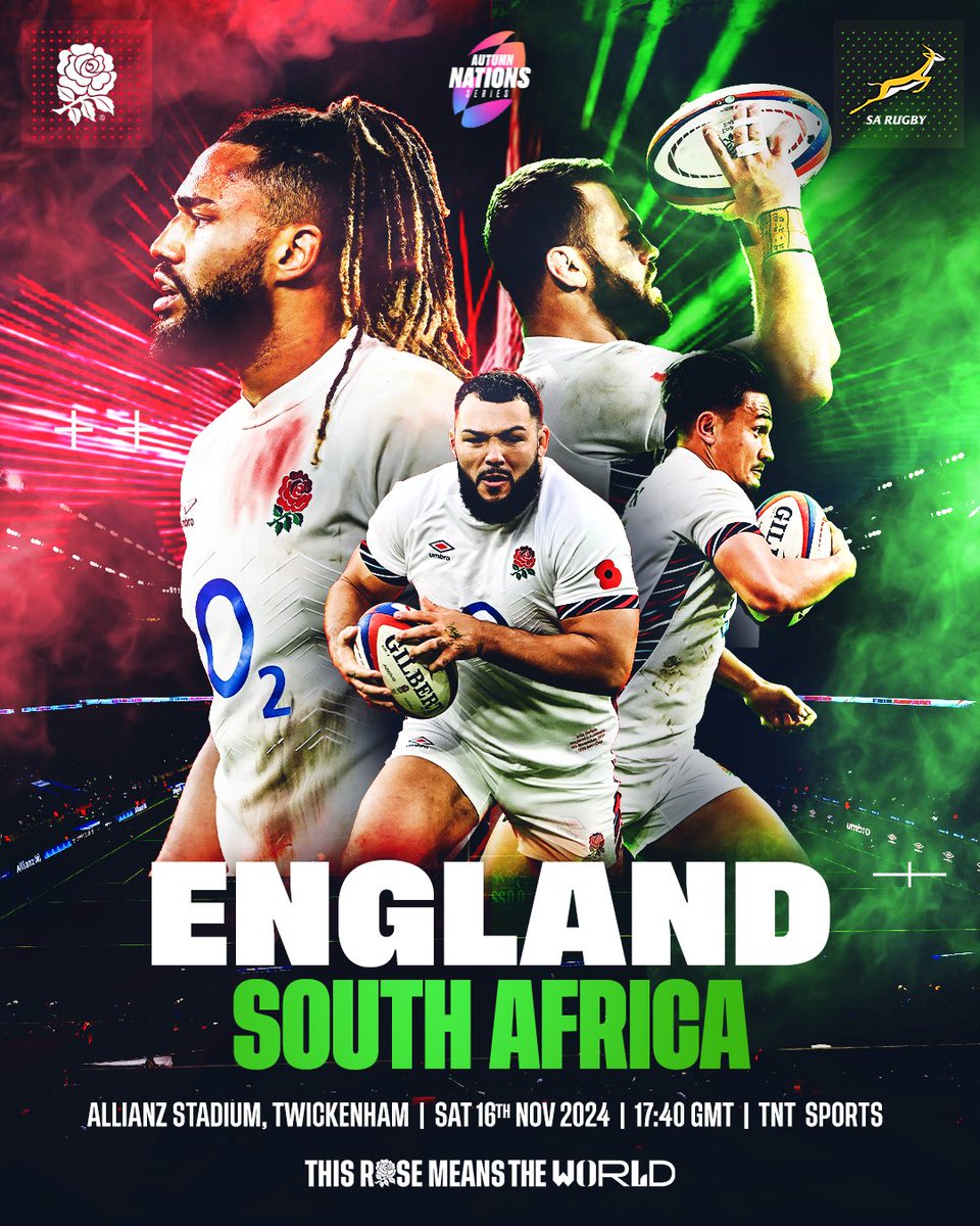 Match day is here 🌹

#ENGvRSA | <a href="/allianz_stad/">Allianz Stadium</a> | #AllianzStadium | <a href="/allianzuknews/">Allianz UK</a>