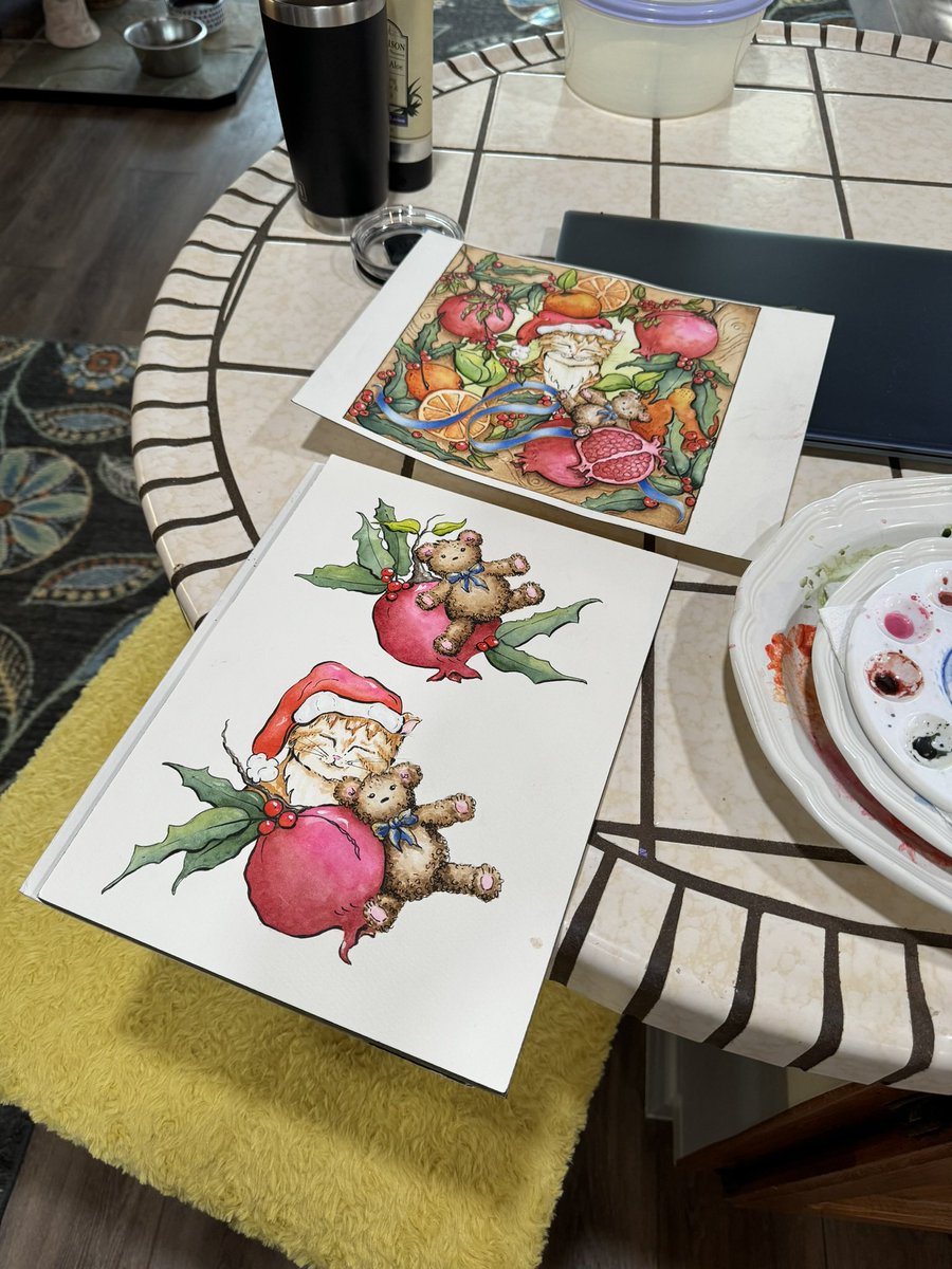 ashemusic's tweet image. my cover of “have yourself a merry little christmas” 🧸🧸 out nov 20!!!! 🧸🧸

artwork by my supremely talented mom, which turned out SOO precious, we made limited edition stocking stuffers - available for pre-order now!! p.s. i signed the first card in each card set 🩶