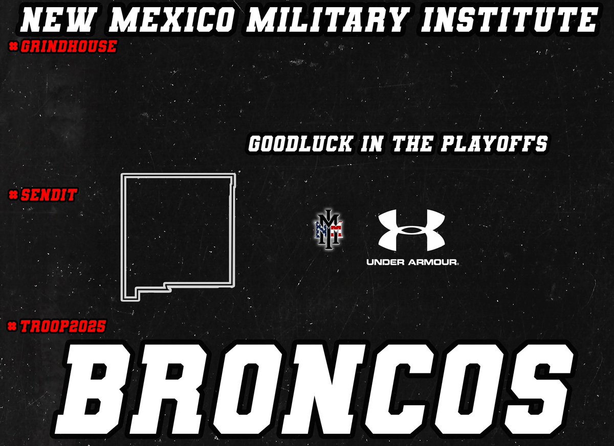 nmmibroncos's tweet image. Good luck to the teams in the Land of Enchantment!!

#GRINDHOUSE
#SENTIT
#TROOP2025