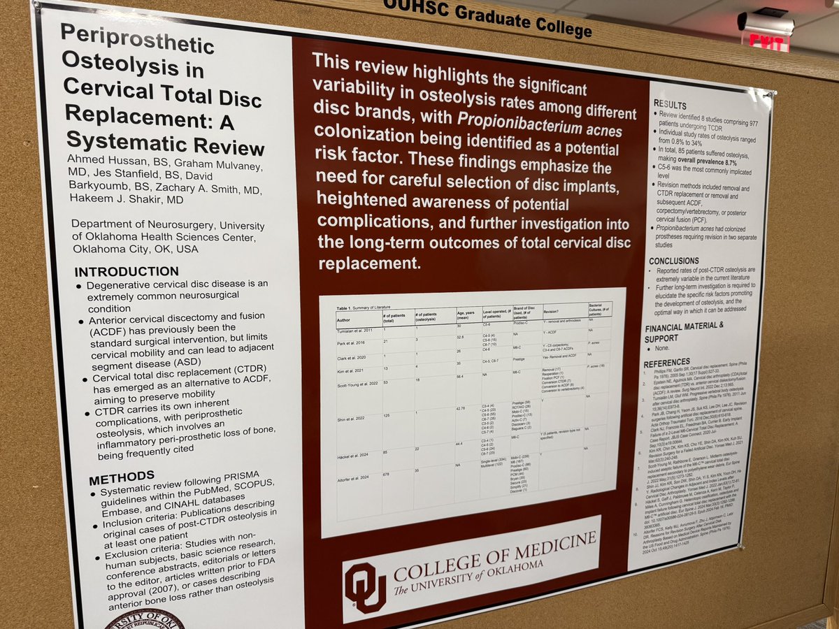 zacharyasmithmd's tweet photo. Great morning session from both faculty and trainee speakers and our guest, Dr Kayed from UTMB.   Some great science to talk about today with the  @ouneuroscience symposium.  
@ouhealth
@ouneurosurgery https://t.co/uox7GrVhPs