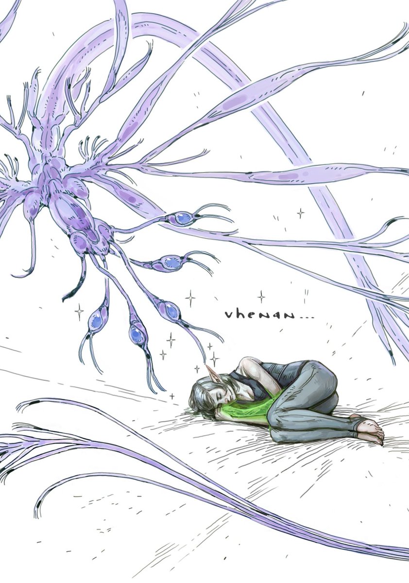 #veilguardspoilers #Solavellan 
farewell, my shrimp-like god 👁🩸

and thank you to the entire solavellan community; with your posts, I was able to cry blood with pleasure.